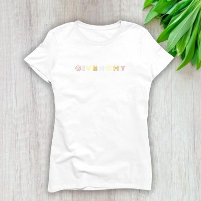 Givenchy Logo Luxury Lady T-Shirt Luxury Tee For Women LDS1297