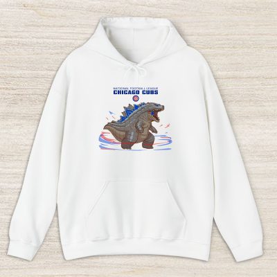 Godzilla X Chicago Cubs Team X MLB X American Football Unisex Pullover Hoodie TAH3050