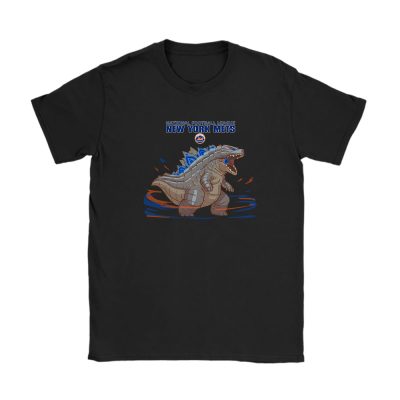 Godzilla X New York Mets Team X MLB X American Football Unisex T-Shirt Cotton Tee TAT3053
