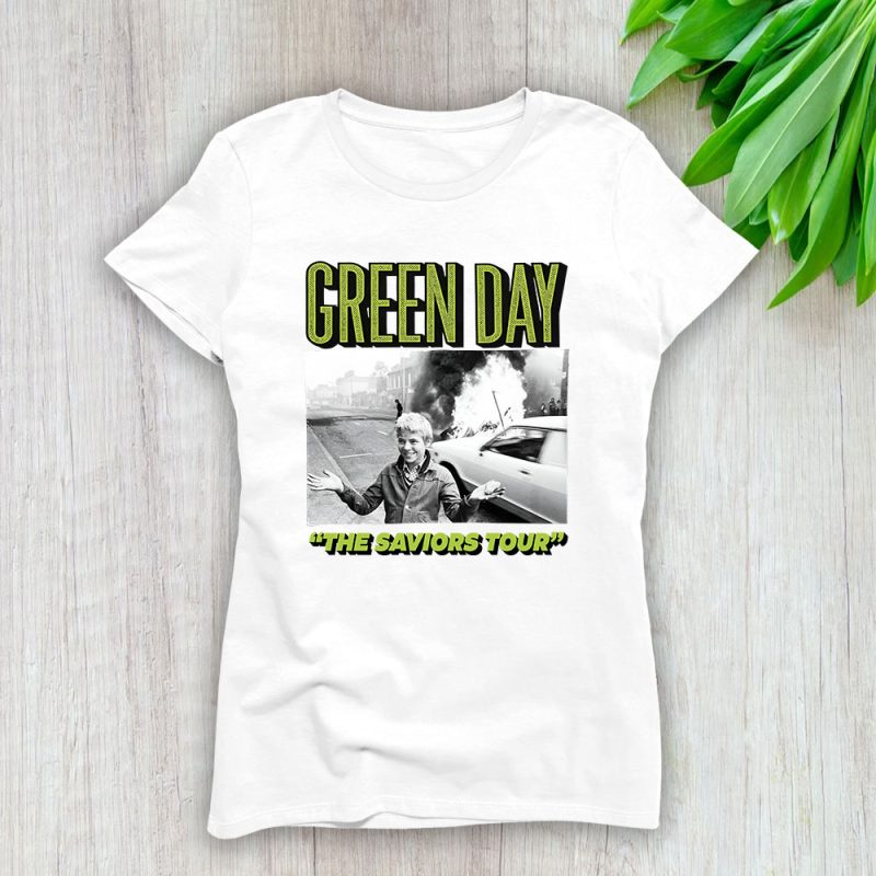 Green Day The Saviors 2024 Tour Lady T-Shirt Women Tee For Fans TLT2335