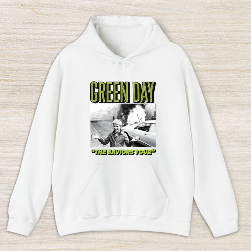 Green Day The Saviors 2024 Tour Unisex Pullover Hoodie TAH3782