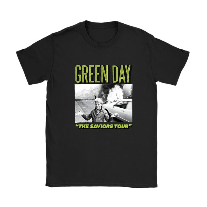 Green Day The Saviors 2024 Tour Unisex T-Shirt Cotton Tee TAT3782