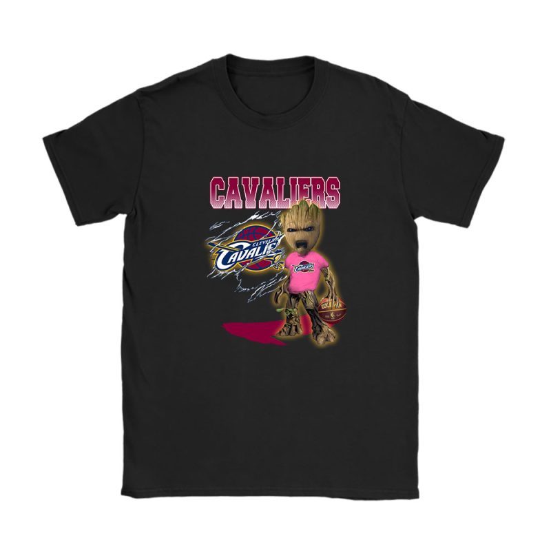 Groot NBA Cleveland Cavaliers Unisex T-Shirt Cotton Tee TAT3490