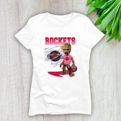 Groot NBA Houston Rockets Lady T-Shirt Women Tee For Fans TLT1305