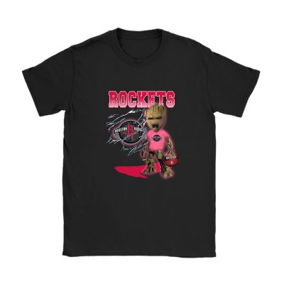 Groot NBA Houston Rockets Unisex T-Shirt Cotton Tee TAT3494