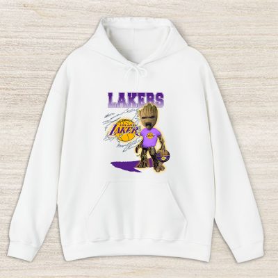 Groot NBA Los Angeles Lakers Unisex Pullover Hoodie TAH3495