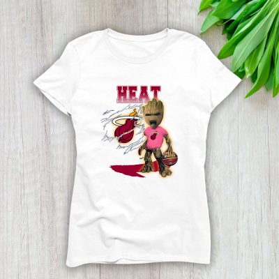 Groot NBA Miami Heat Lady T-Shirt Women Tee For Fans TLT1308