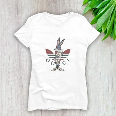 Gucci Adidas Bugs Bunny Lady T-Shirt Luxury Tee For Women LDS1425