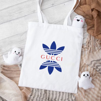 Gucci Adidas Logo Cotton Canvas Tote Bag TTB1309