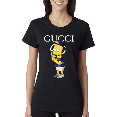Gucci Bart Simpson Yeezy Women Lady T-Shirt