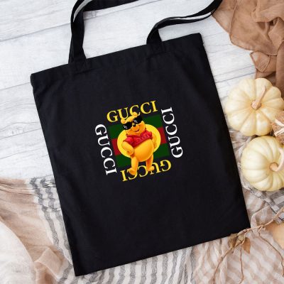 Gucci Cool Winnie The Pooh Cotton Canvas Tote Bag TTB1455