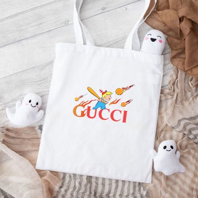 Gucci Cotton Canvas Tote Bag TTB1363