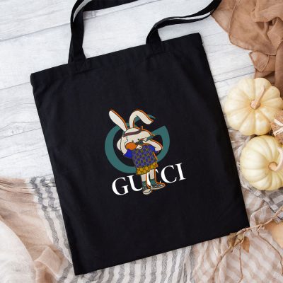 Gucci Funny Rabbit Cotton Canvas Tote Bag TTB1453