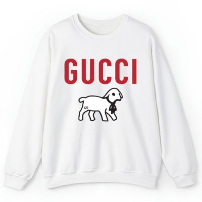 Gucci Lamb Logo Heavy Crewneck Sweatshirt CSTB0332