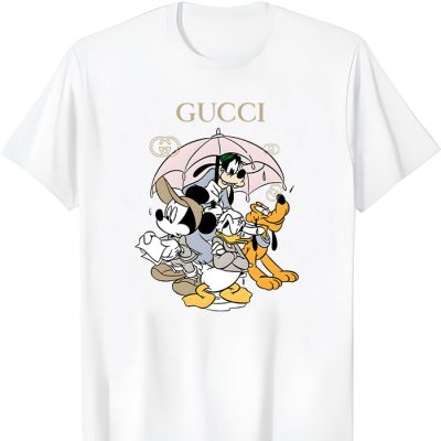 Gucci Mickey Mouse And Friend Unisex T-Shirt TTB2242