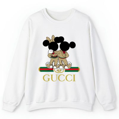 Gucci Mickey Mouse And Minnie Mouse Couple Crewneck Sweatshirt CSTB0310