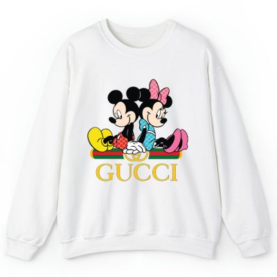Gucci Mickey Mouse And Minnie Mouse Couple Crewneck Sweatshirt CSTB0447
