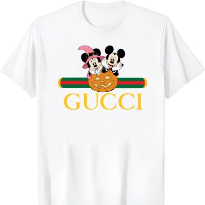 Gucci Mickey Mouse And Minnie Mouse Couple Halloween Unisex T-Shirt NTB2578
