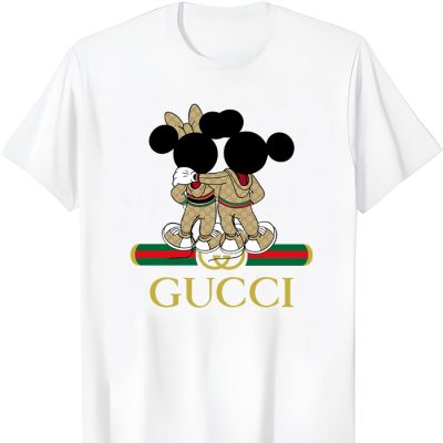 Gucci Mickey Mouse And Minnie Mouse Couple Unisex T-Shirt NTB2607