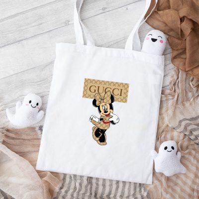 Gucci Mickey Mouse Cotton Canvas Tote Bag TTB1373