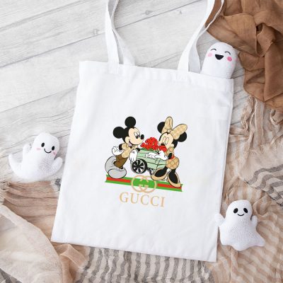 Gucci Mickey Mouse Cotton Canvas Tote Bag TTB1422