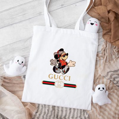 Gucci Mickey Mouse Hiphop Cotton Canvas Tote Bag TTB1480