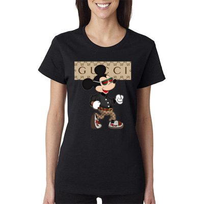 Gucci Mickey Mouse Stylist Women Lady T-Shirt