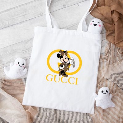 Gucci Minnie Mouse Cotton Canvas Tote Bag TTB1467