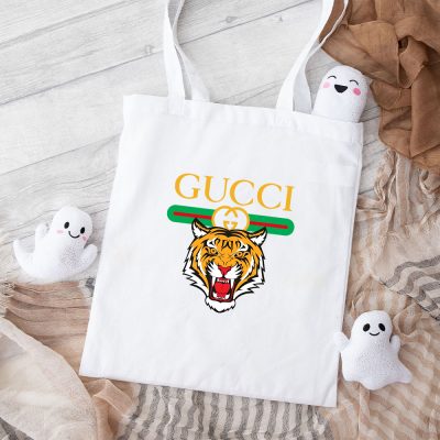 Gucci Tiger Cotton Canvas Tote Bag TTB1312