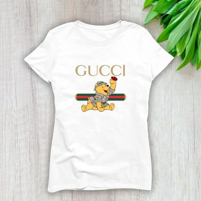 Gucci Winnie The Pooh Lady T-Shirt Luxury Tee For Women LDS1462