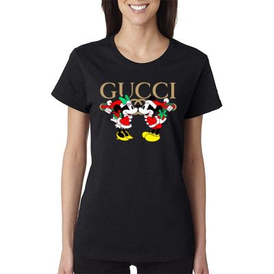 Gucci X Disney Mickey Christmas Women Lady T-Shirt