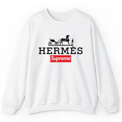 Hermes Horse Supreme Logo Crewneck Sweatshirt CSTB0497