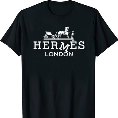 Hermes London Horse Original Logo Unisex T-Shirt TTB2937