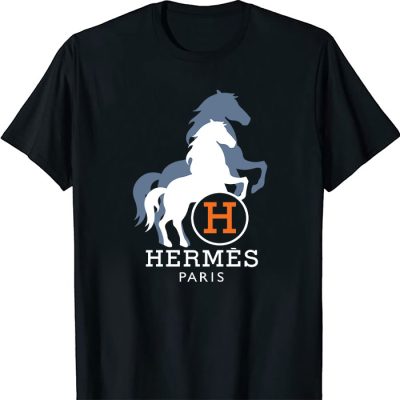 Hermes Paris Horse Logo Unisex T-Shirt TTB2928