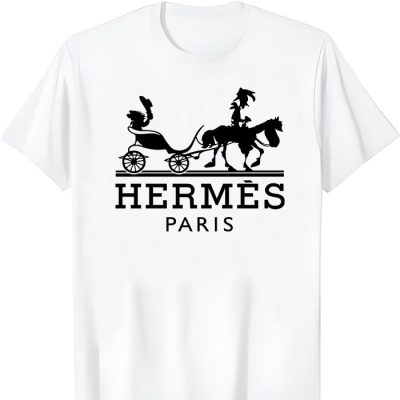 Hermes Paris Horse Logo Unisex T-Shirt TTB2930