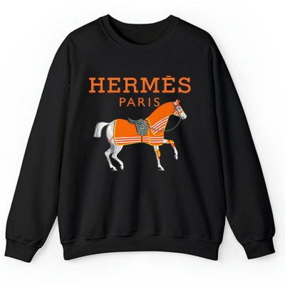 Hermes Paris Horse Original Logo Crewneck Sweatshirt CSTB0476