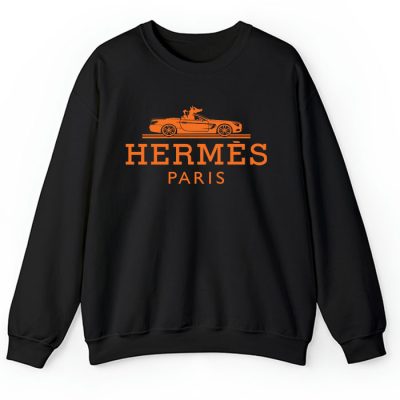 Hermes Paris Rolls Royce Logo Crewneck Sweatshirt CSTB0485