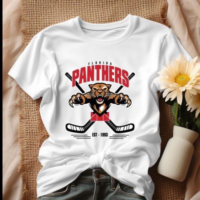 Hockey Florida Panthers Est 1993 Unisex T-Shirt Cotton Tee