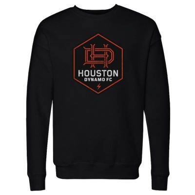 Houston Dynamo FC Vintage Primary Logo Pullover Sweatshirt - Black