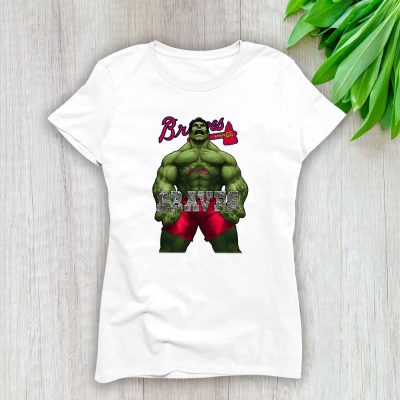 Hulk MLB Atlanta Braves Lady T-Shirt Women Tee For Fans TLT1316