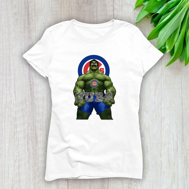 Hulk MLB Chicago Cubs Lady T-Shirt Women Tee For Fans TLT1324