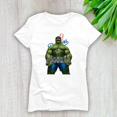 Hulk MLB Los Angeles Dodgers Lady T-Shirt Women Tee For Fans TLT1332