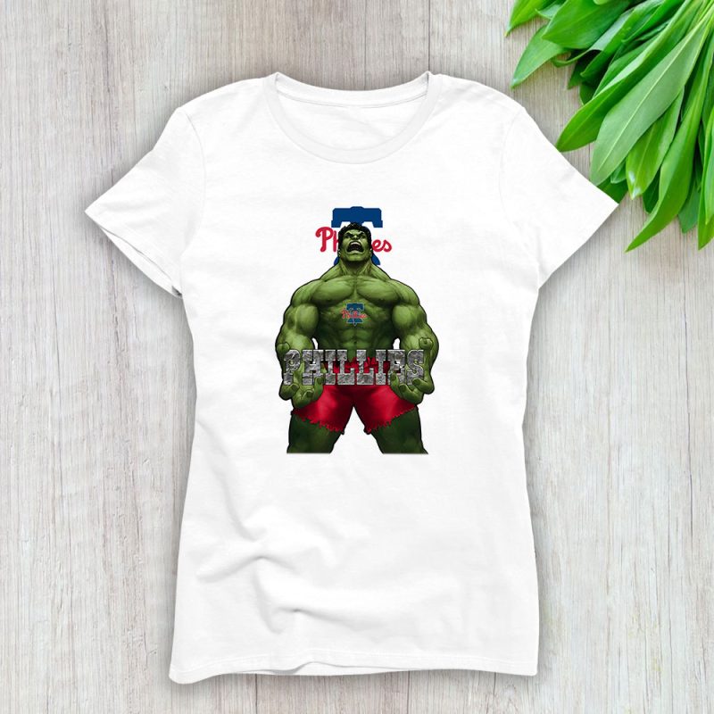 Hulk MLB Philadelphia Phillies Lady T-Shirt Women Tee For Fans TLT1346