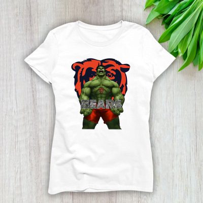 Hulk NFL Chicago Bears Lady T-Shirt Women Tee For Fans TLT1322