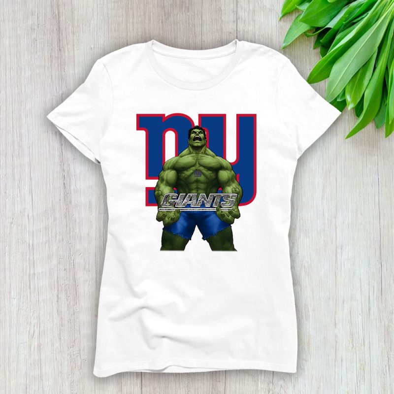 Hulk NFL New York Giants Lady T-Shirt Women Tee For Fans TLT1338