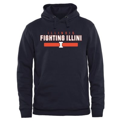 Illinois Fighting Illini Team Strong Pullover Hoodie - Navy