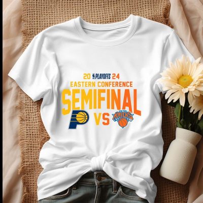 Indiana Pacers Semifinal Pacers Vs Knicks Basketball Unisex T-Shirt Cotton Tee