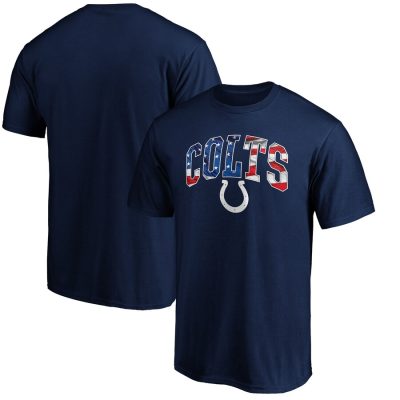 Indianapolis Colts Banner Wave Logo T-Shirt - Navy