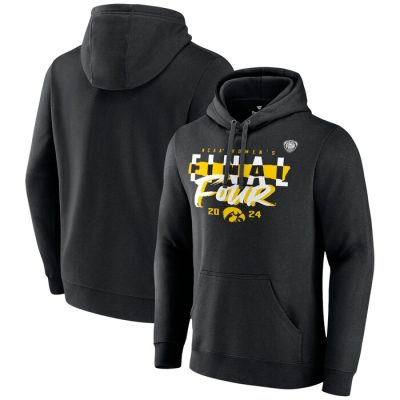 Iowa Hawkeyes 2024 NCAA Basketball Tournament March Madness Final Four Power Play Pullover Hoodie - Black