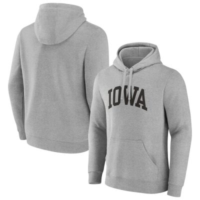 Iowa Hawkeyes Basic Arch Pullover Hoodie - Gray